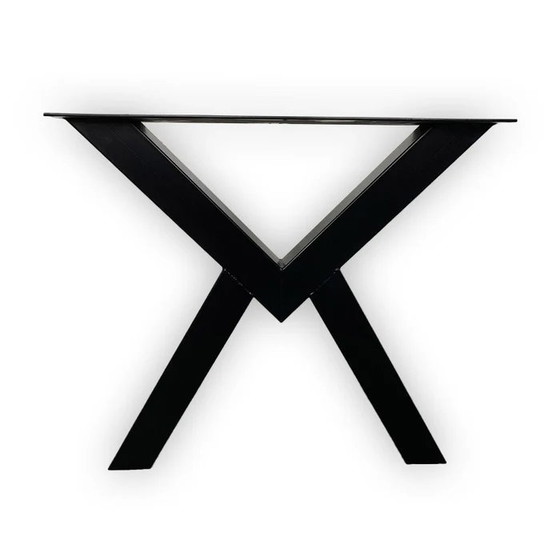 Image 1 of Tavolo da pranzo a spina di pesce in rovere vintage rustico