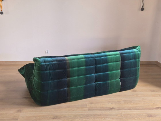 Image 1 of Togo Sofa 3 seater in Velvet by Michel Ducaroy for Ligne Roset