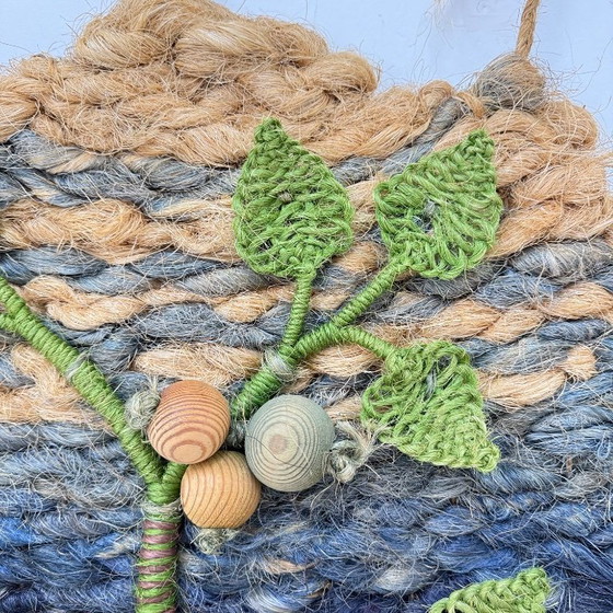 Image 1 of Wandteppich in Form eines Baumes, 1970er Jahre