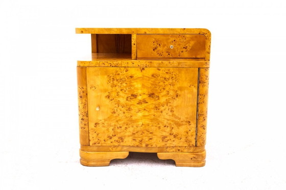 Image 1 of Pareja de mesillas de noche, Polonia, hacia 1940.