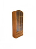 Vintage XL teak display cabinet, Dyrlund '80