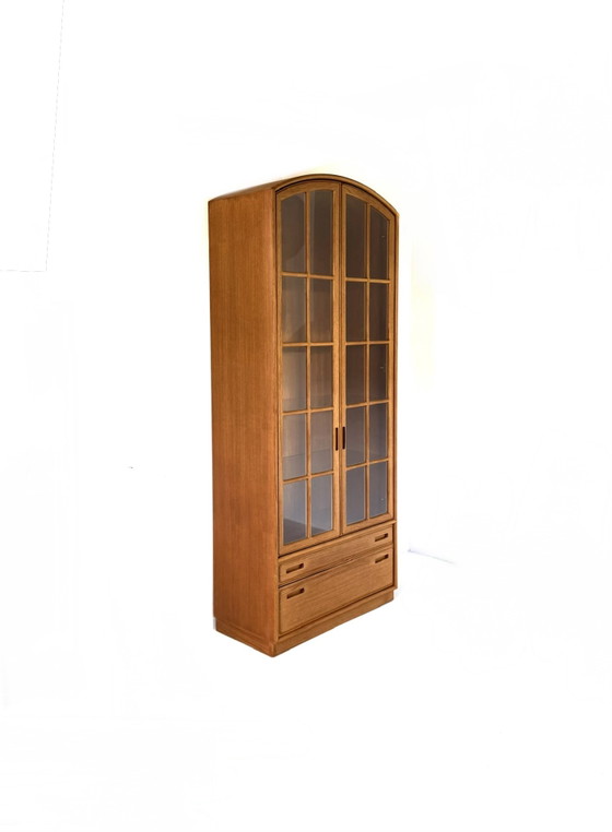 Image 1 of Vitrine vintage XL en teck, Dyrlund '80
