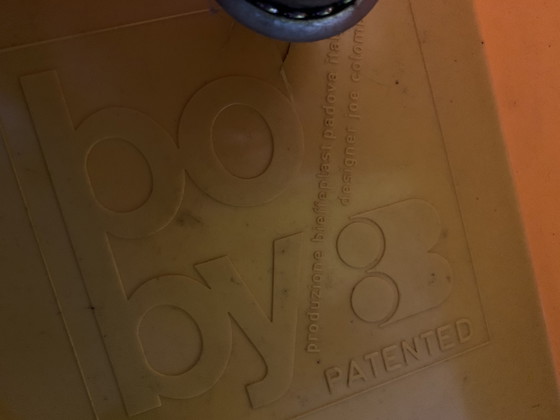 Image 1 of Boby Trolley Joe Colombo Giallo, Extra Alto