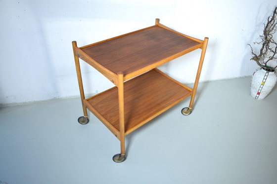 Image 1 of Danish 1960s serving trolley side table vintage table side table