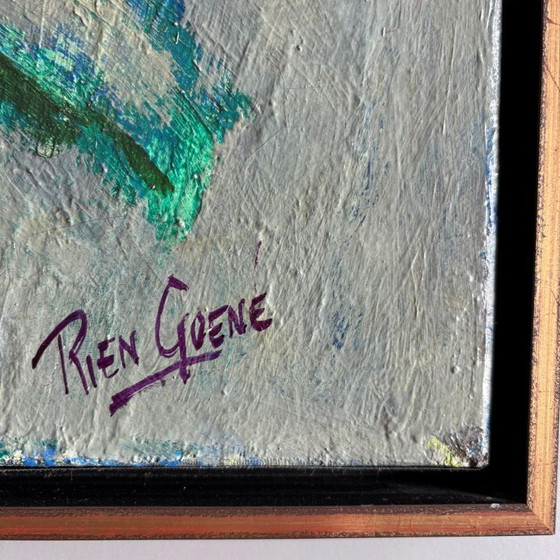 Image 1 of Mid-century abstract composition by Dutch artist Rien Goené (1929 – 2013)