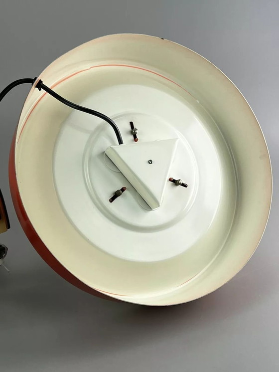 Image 1 of XXL 60s 70s ball lamp tafellamp space age design glas metaal