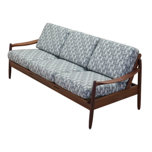 Divano in teak, design danese, anni '70, prodotto in Danimarca