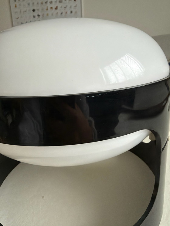 Lampe Joe Colombo KD 27, vintage Kartell, Plastique, Plexiglas, Noir (photo 8 sur 9)