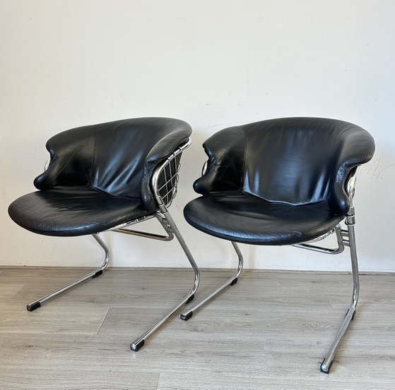 Image 1 of 4x Gaston Rinaldi Flynn design chairs