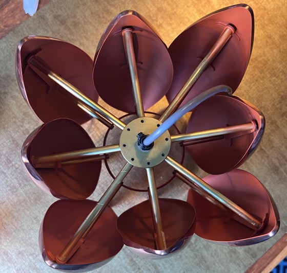 Image 1 of Lampada a sospensione in rame KASTOR, Fog & Mørup, design Jo Hammerborg, anni '60, metà del secolo