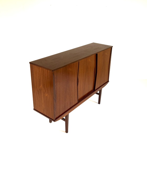 Image 1 of Credenza alta vintage in teak, Danimarca anni '60