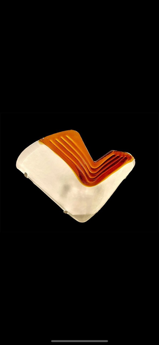 Image 1 of Par de apliques de pared La Murina Glass Murano, Italia 1980