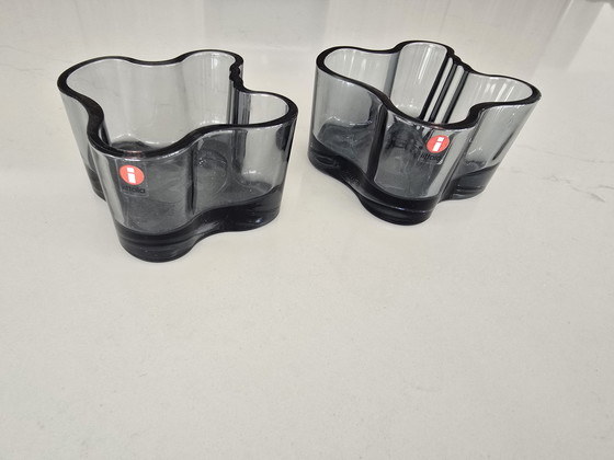 Image 1 of Iitala Waxine Halter 2x Dunkelblau