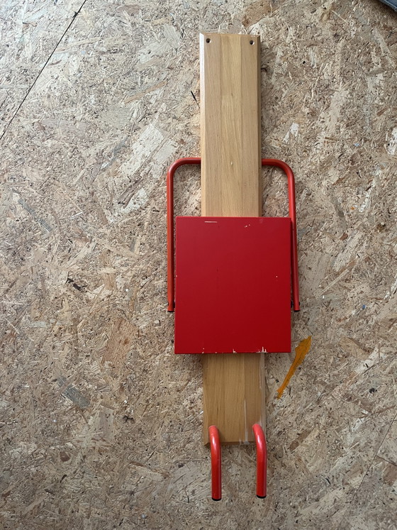 Image 1 of RARE IKEA SOLID WOODEN & STEEL VIGAR FOLDING CHAIR, 1993

