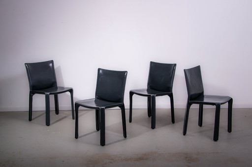 Sedie laterali Cab 412 Progettate da Mario Bellini per Cassina.