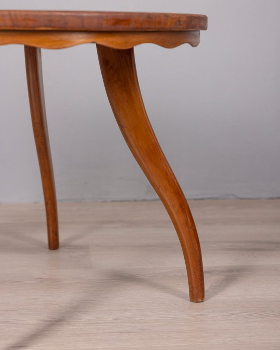 Image 1 of VINTAGE 1940S WOODEN COFFEE TABLE IN ITALIAN DESIGN