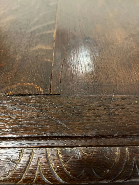 Konsole oder gedrehter Beistelltisch aus Holz – Konsolen, Marble, Wood (photo 4 of 21)