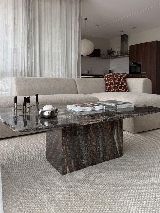 Vintage Marmeren Salontafel – Marble