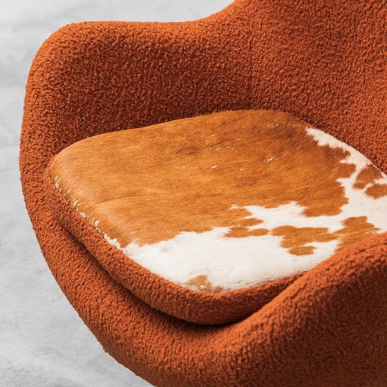 Image 1 of FAUTEUIL EN BOUCLE JACOBSEN STYLE 70'S VINTAGE MODERNE