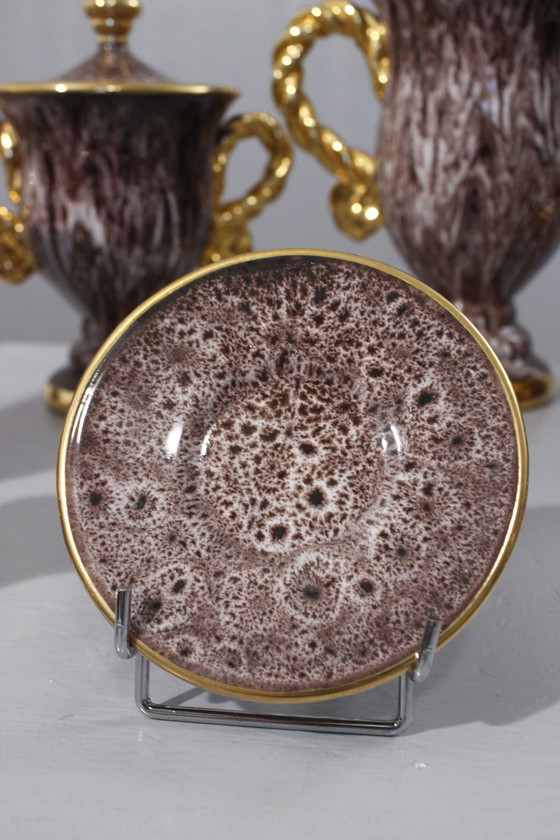 Image 1 of Marius Giuge À Vallauris - 40-delig ontbijtset Frankrijk 1950