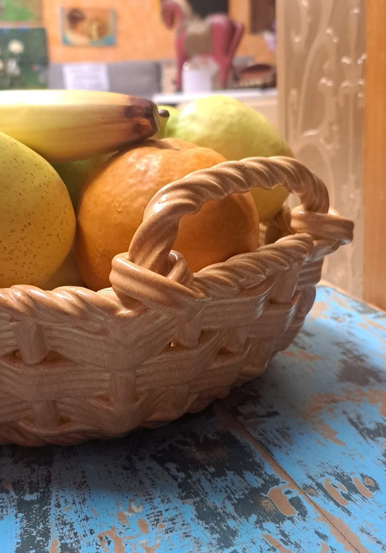 Manises Ceramic Fruit Bowl, Ceramica Manual Decorativa, Decorative Objects, Beige (photo 5 of 7)