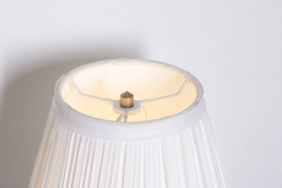 Lampada a tromba tascabile fatta a mano con base in cemento – Lampade da tavolo, Textile (photo 5 of 14)
