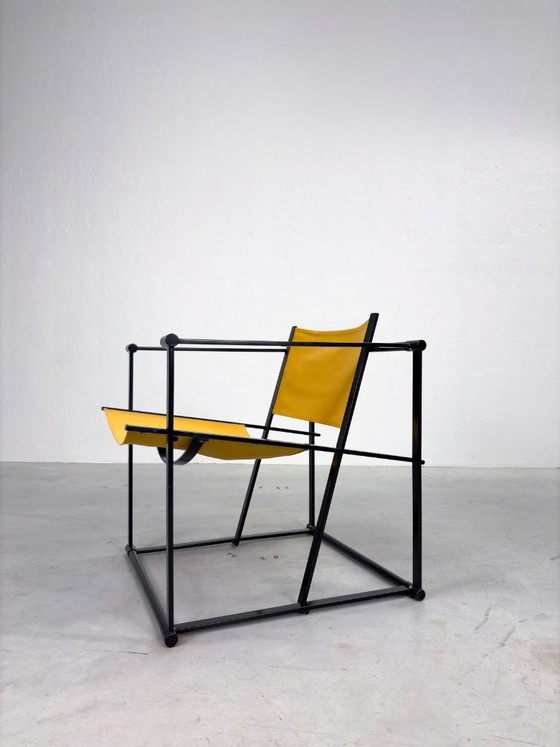 Set 'FM60' Armchairs by Radboud van Beekum for Pastoe – Canvas, Iron (photo 16 of 20)