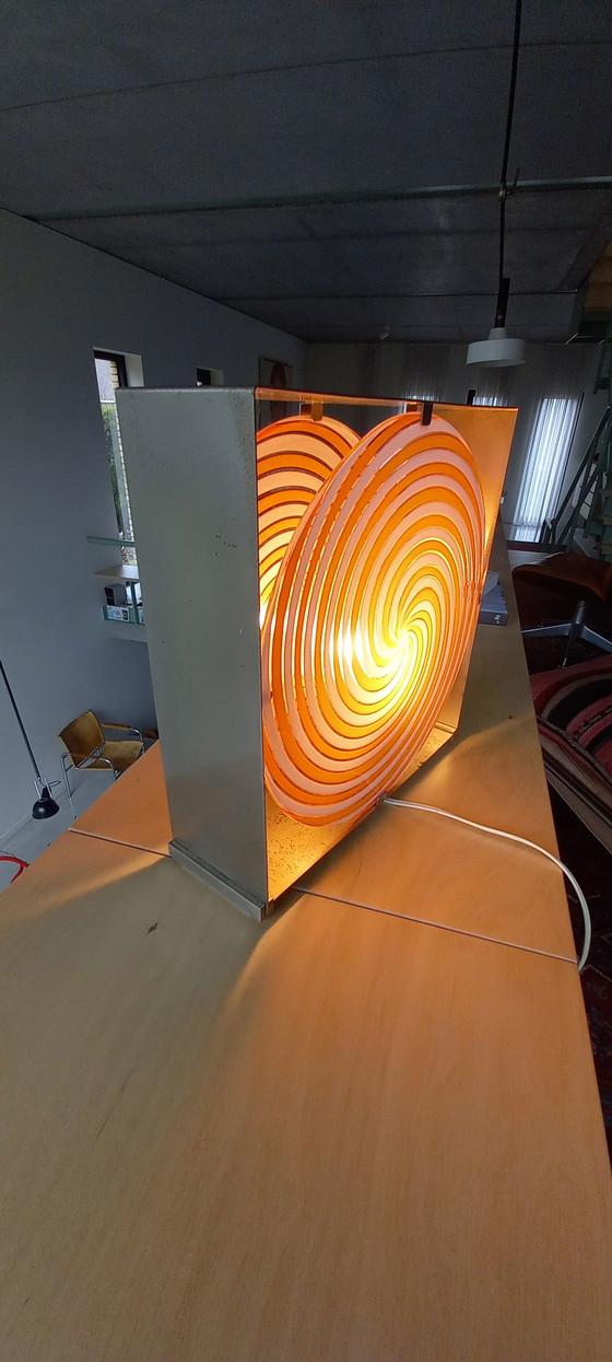 Image 1 of A.V. Mazzega spiral LT 217 lamp by Carlo Nason