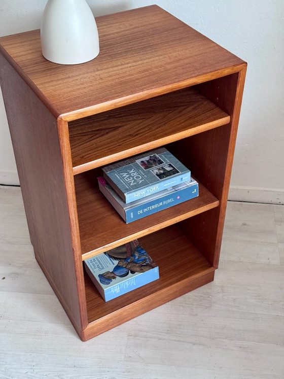 Vintage Danish teak (book)cabinet 1960s, Bookcases, Wood, Brown (photo 3 of 7)
