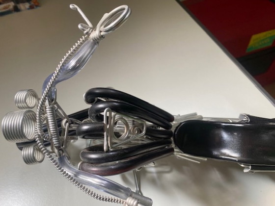 Image 1 of Harley Davidson realizzata a mano (altezza 22 cm - larghezza 35 cm)