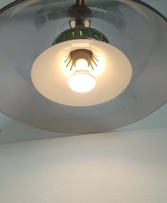 Image 1 of Rare Massive 1970s design pendant lamp (height adjustable)