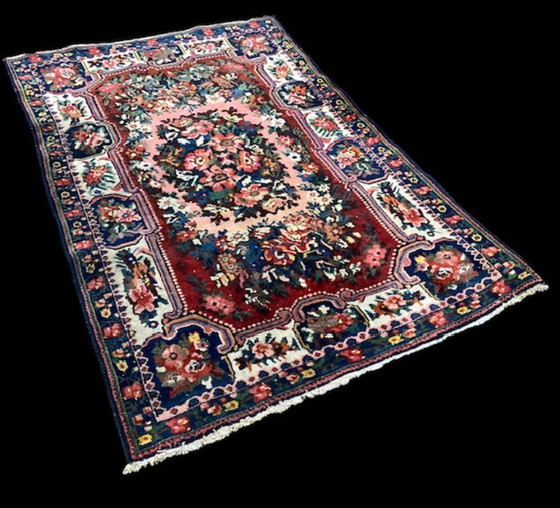 Image 1 of Vintage Persian Bakhtiari rug