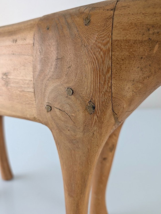 Image 1 of Sculpture abstraite d'animal en bois, design scandinave du milieu du XXe siècle