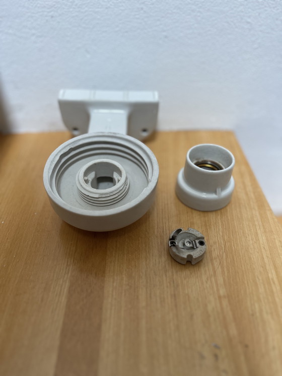 Image 1 of Lámpara de porcelana Bauhaus original de Siemens