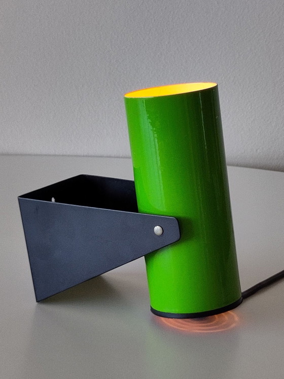 Space Age green lamp, Wall lights, Metal (photo 5 of 11)