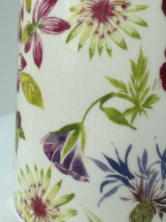 Image 1 of Gien Millefleurs - Isabelle de Borchgrave – Coffret 6 personnes + pichet