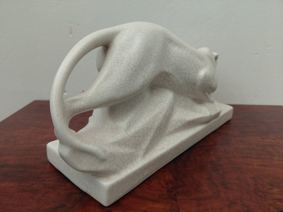 Image 1 of Panther keramiek, Art Deco