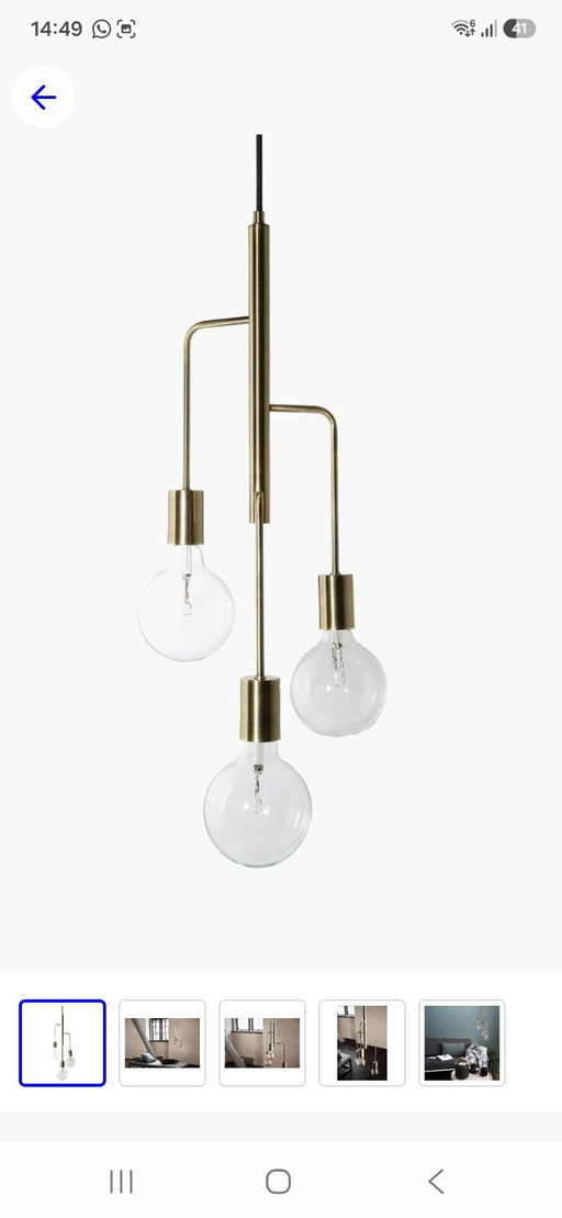Lampada a sospensione Frandsen