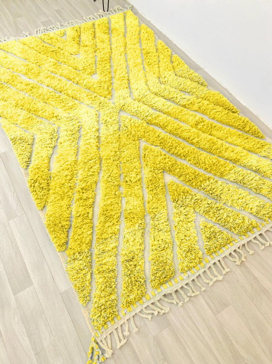 Image 1 of Tapis bérbere écru à motifs géométriques 250cmx150cm 