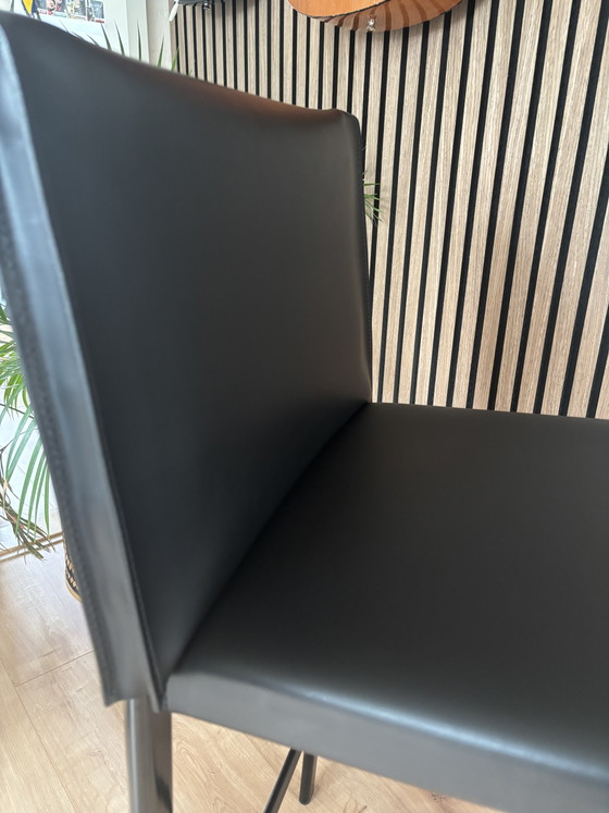 Enrico Pellizzoni Bilbao Stool Barkruk 1 Stuk – Barkrukken, Leather, Metal (photo 7 of 7)