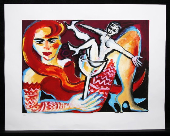 Image 1 of Bach, Elvira - Limelight - Deluxe - Giclée - BAT - firmato a mano