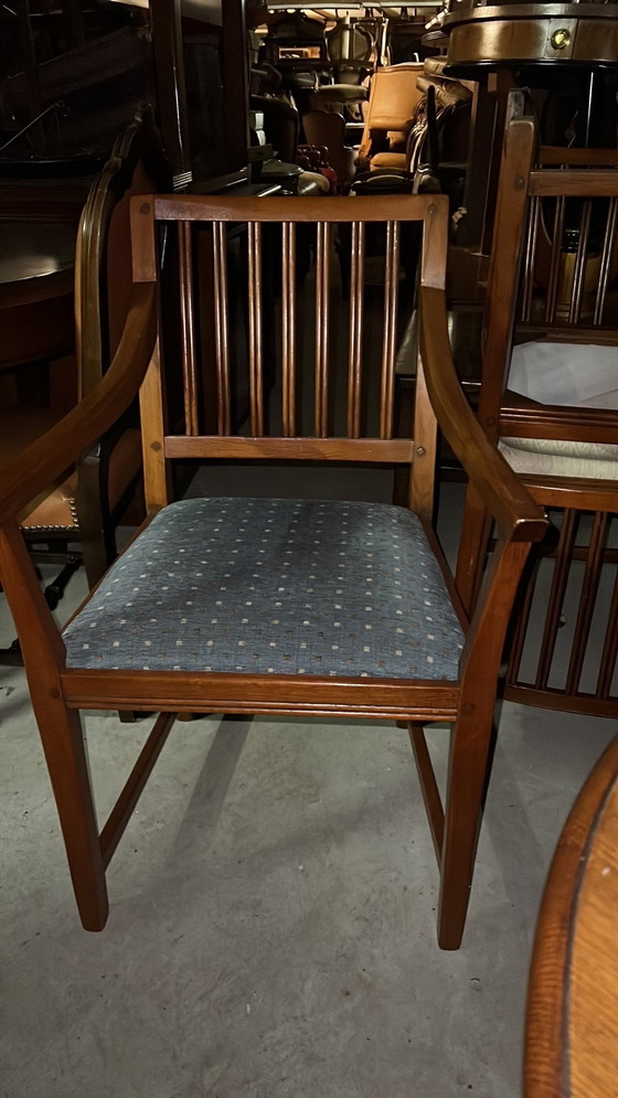 Image 1 of 4 Schuitema Jugendstil Eetkamer Armstoelen 