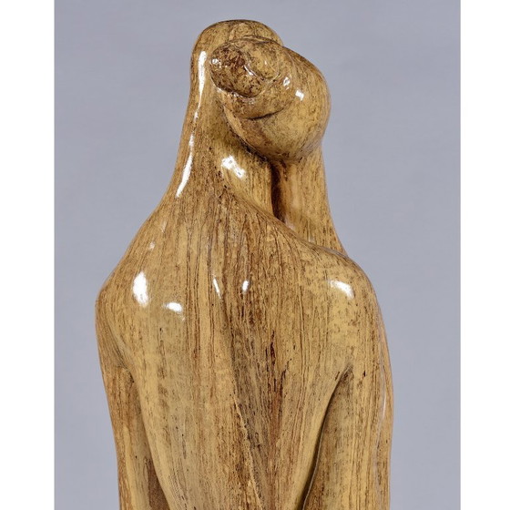 Image 1 of Pygmalion and Galatea Modern Sculpture by Cuban Artist Manuel Carbonell