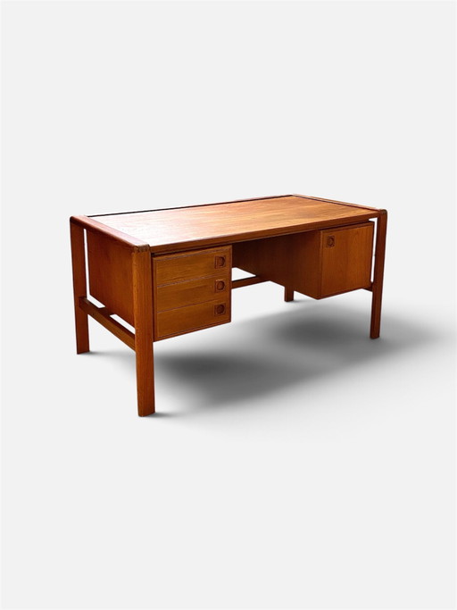 Scandinavian Teak Desk by HP Hansen, Denmark 1970