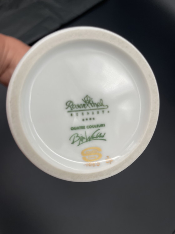 Rosenthal Studio-Line Vase Quatre Couleurs – Bjørn Wiinblad – Porcelain (photo 3 of 6)