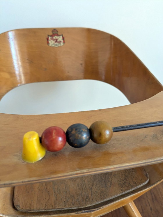 Image 1 of Sedia per bambini vintage in legno curvato Baumann