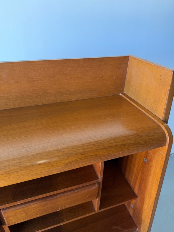 Drop-front secretary Desk, design attributed to René Jean Caillette – Wood (photo 14 of 14)