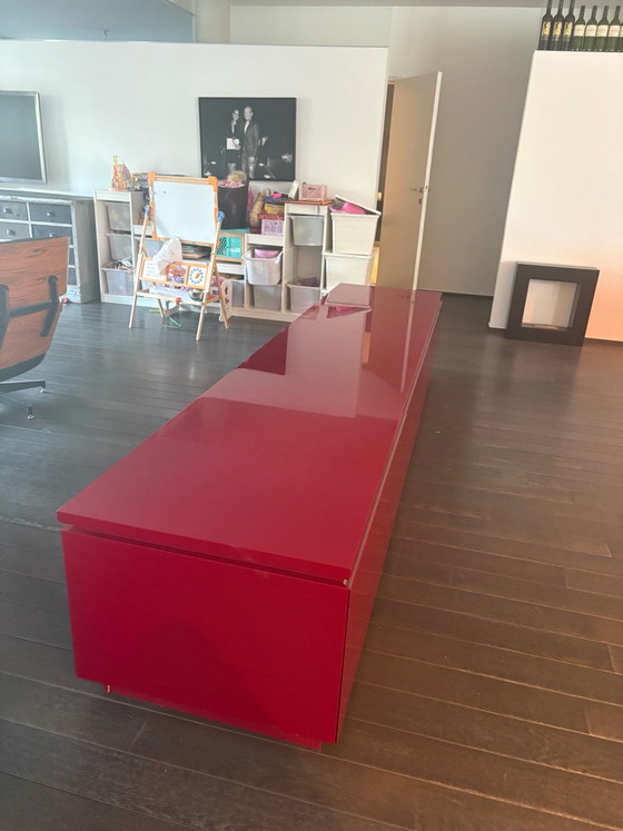 Interlübke Cube Sideboard L300 W65 – Aluminium, Wood (photo 3 of 5)