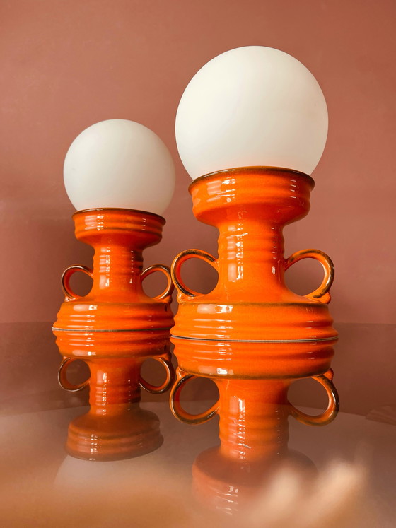 Image 1 of Set of beautiful Fat Lava night lights/table lamps