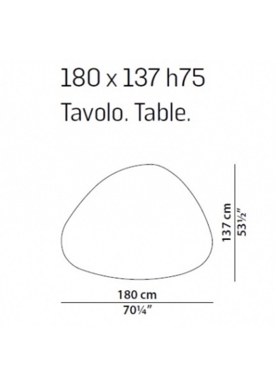 Image 1 of Baxter Table de repas 'Lagos' Hora, S2-2019